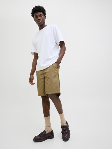 JACK & JONES Ohlapna forma Chino hlače 'JPSTKARL' | bež barva