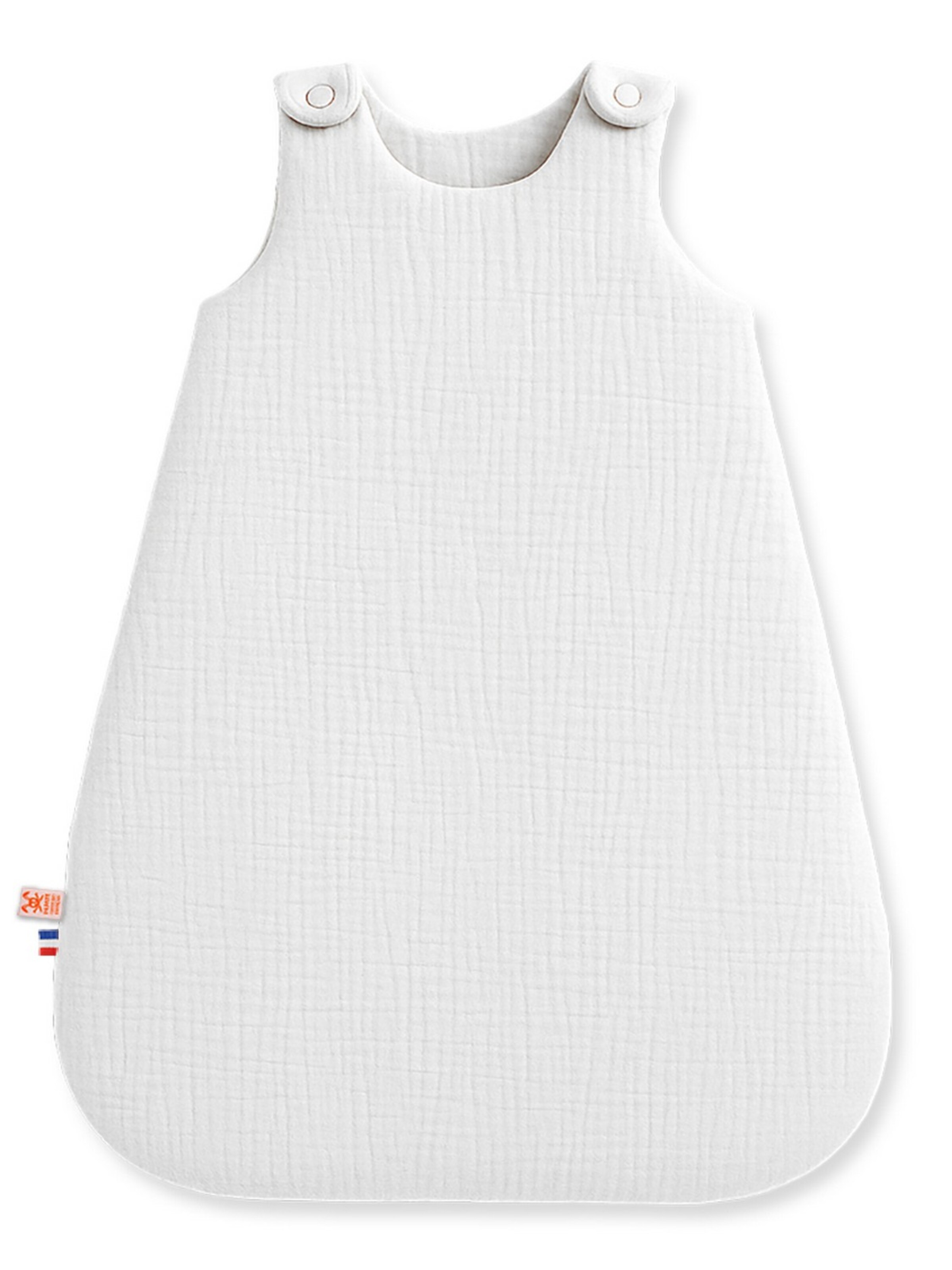 PAPATE Sovepose 'Organic Cotton Winter Sleeping Bag' i hvid: forside