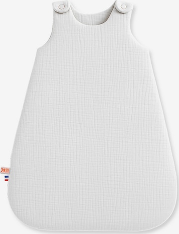 PAPATE Sovepose 'Organic Cotton Winter Sleeping Bag' i hvid: forside