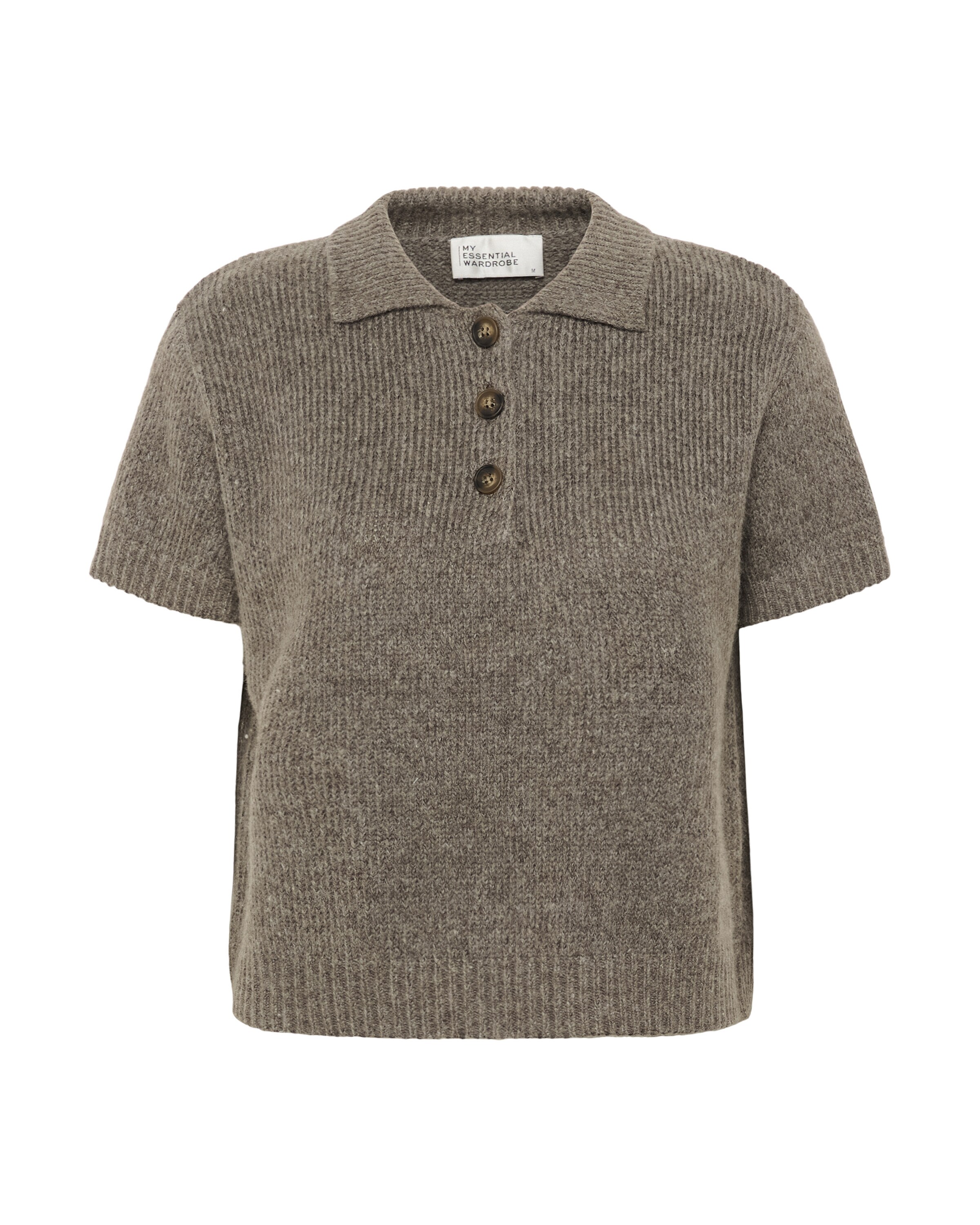 My Essential Wardrobe Pullover 'Paloma' in Braun: Vorderseite