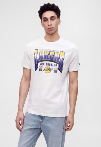 NEW ERA T-shirt 'NBA LOSLAK' i vit
