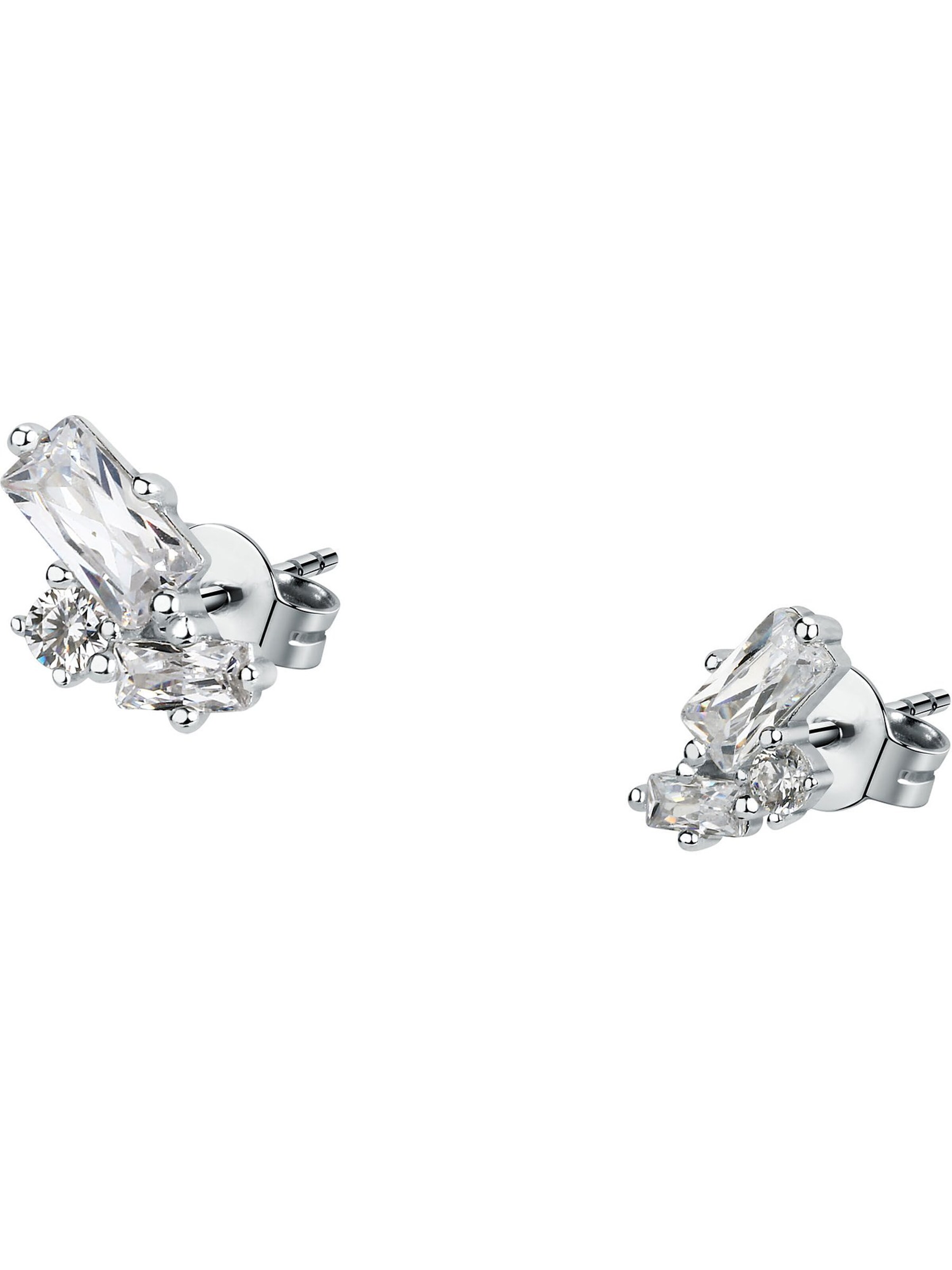 CHRIST Earrings in Silver: front