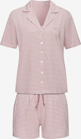 VIVANCE Pyjamashortsit värissä lila: etupuoli