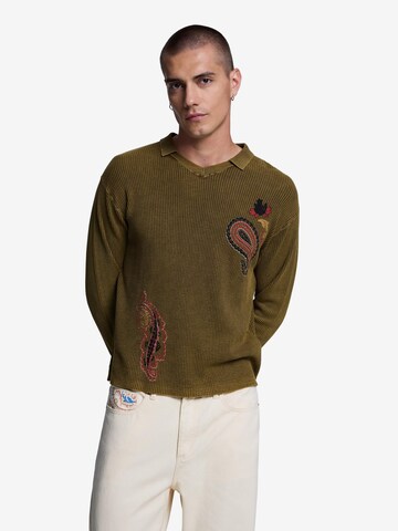 Desigual Pullover in Grün: Vorderseite