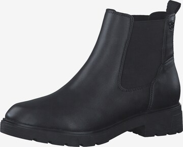 s.Oliver - Botas Chelsea en negro: frente