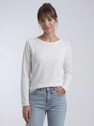 Antargo Pullover 'Raglan Pullover'‌‌ in Weiß: Vorderseite