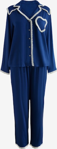 Cath Kidston Pyjama värissä sininen: etupuoli
