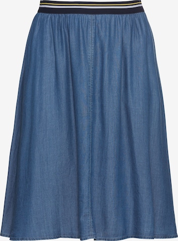 SHEEGO Rok in Blauw: voorkant