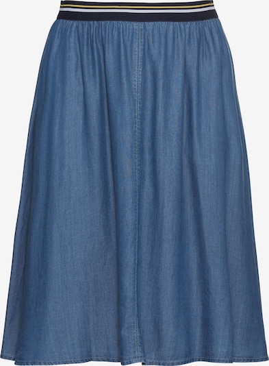 SHEEGO Skirt in marine blue / Blue denim / Yellow / White, Item view
