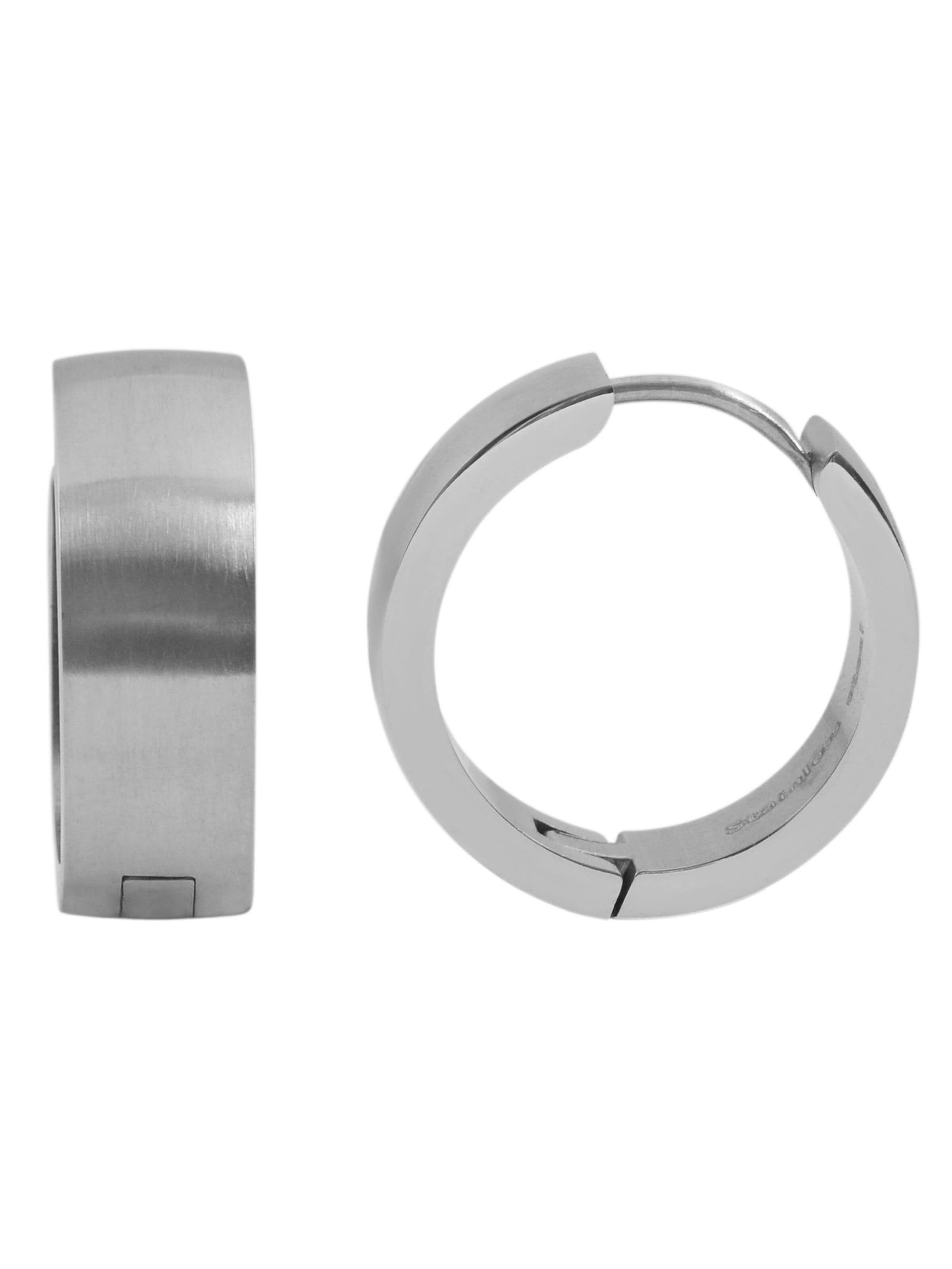 Akzent Earrings 'Reyner, langlebig' in Silver: front