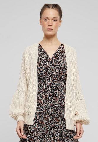 Cloud5ive Knit cardigan in Beige: front