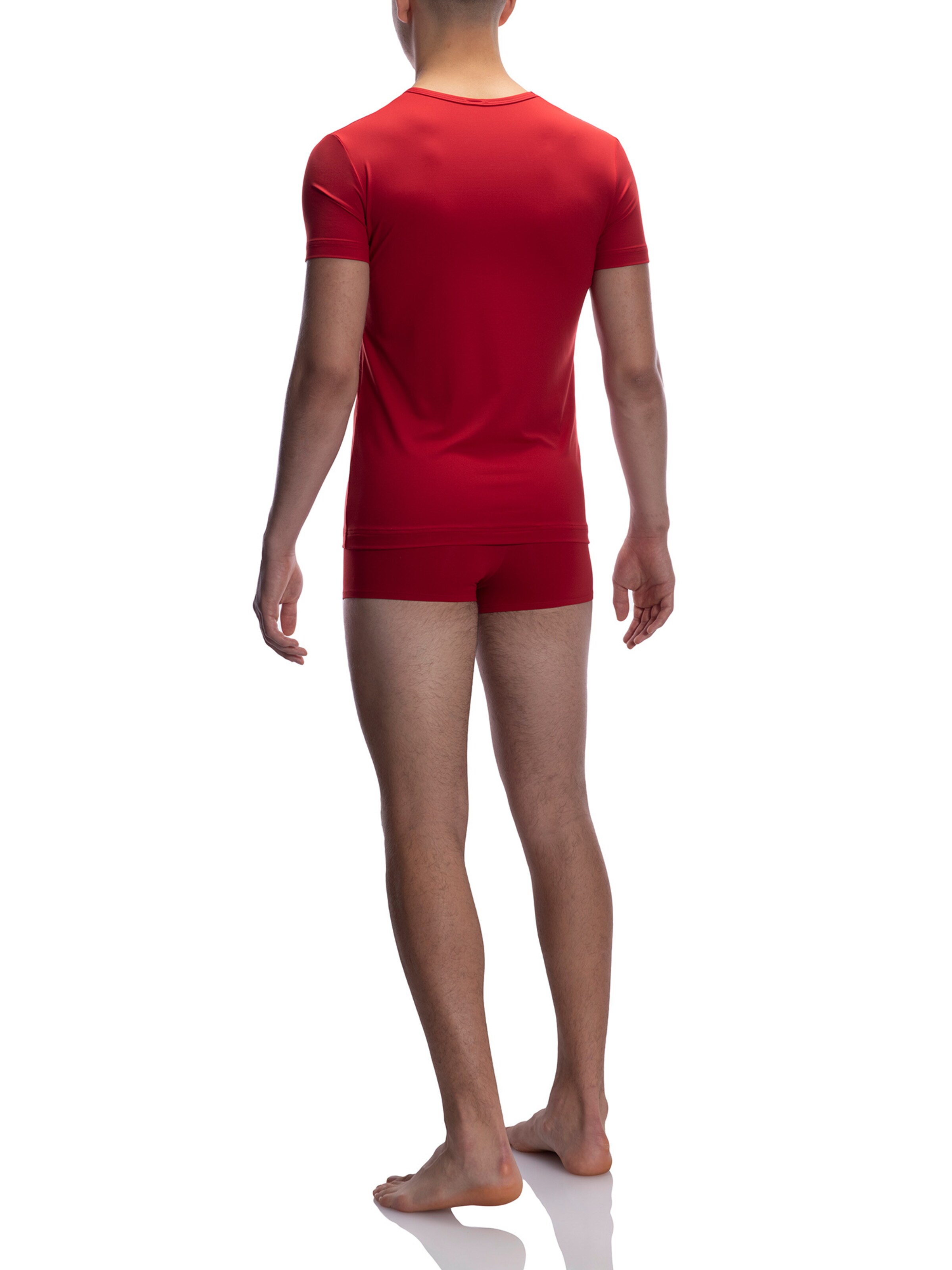 Olaf Benz - Camiseta térmica ' V-Neck RED 2059 ' en rojo