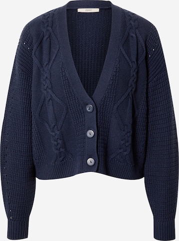 ESPRIT Knit cardigan in Blue: front