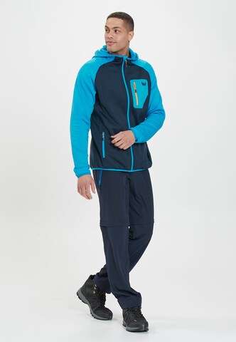 Whistler Athletic Fleece Jacket 'Salen' in Blue