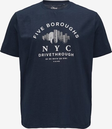 s.Oliver Shirt in Blue: front