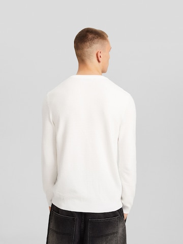 Bershka Sweater in White