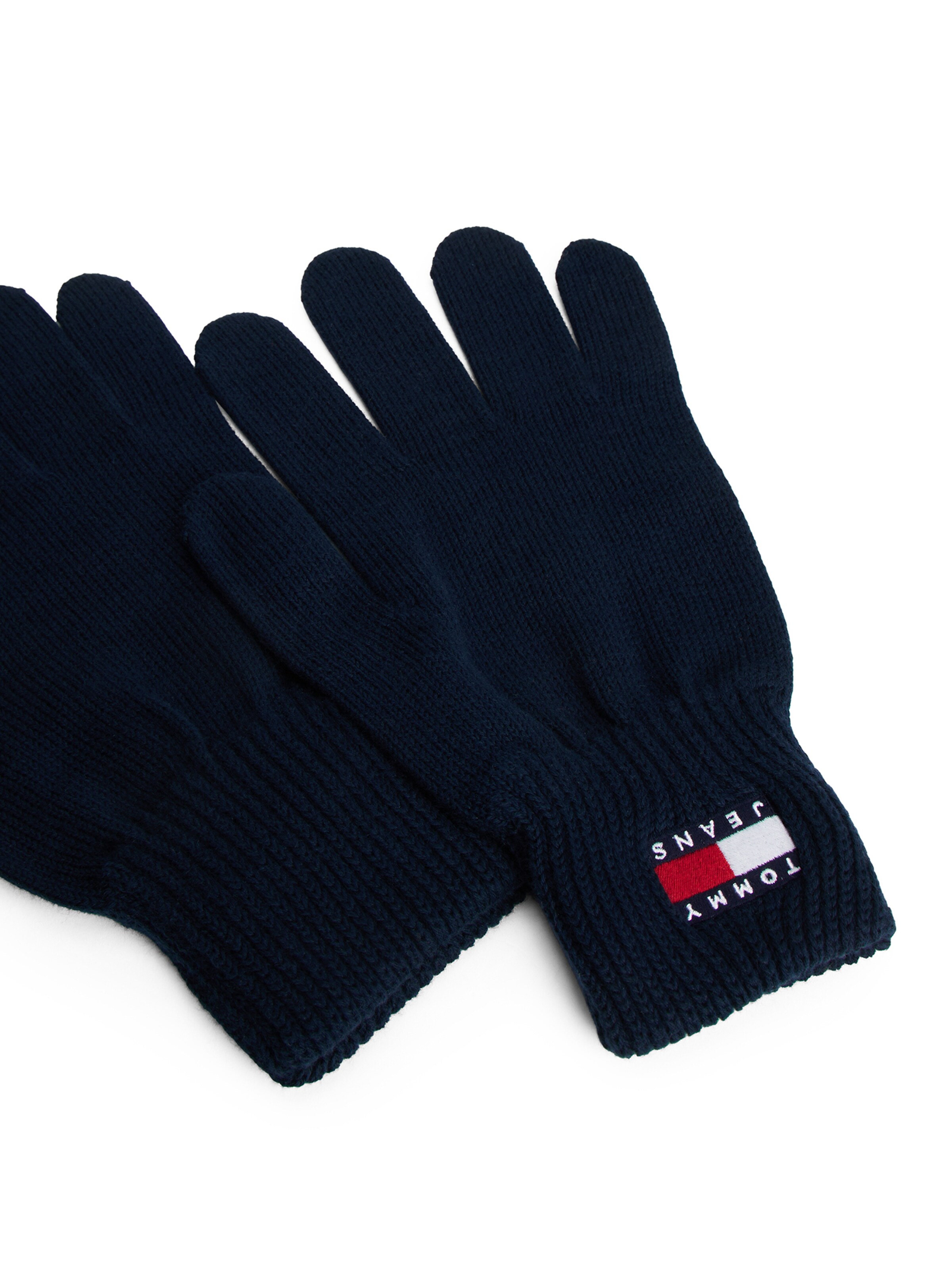 Tommy Jeans Fingerhandschuhe 'HERITAGE' in Blau