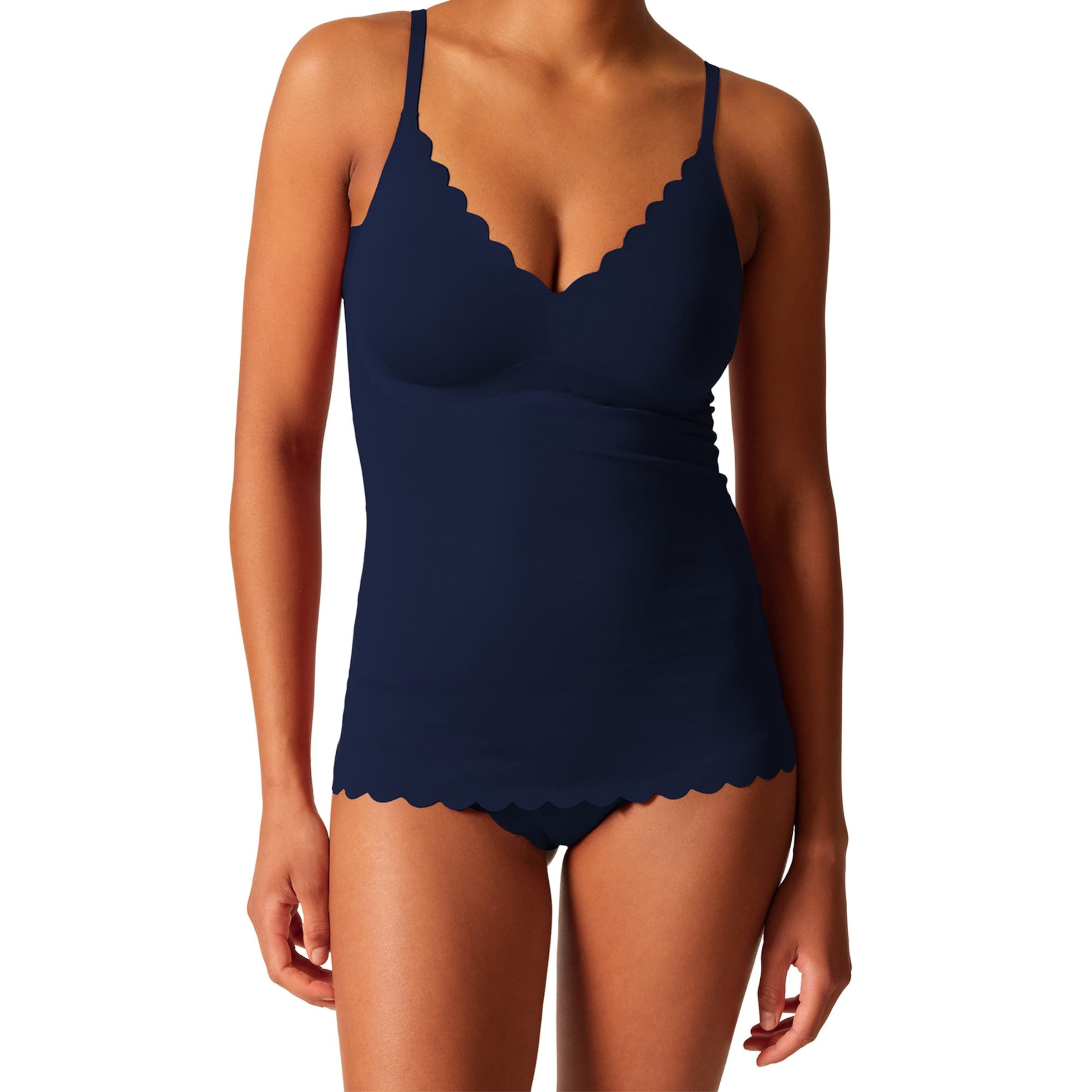 Skiny - Camiseta térmica en azul: frente
