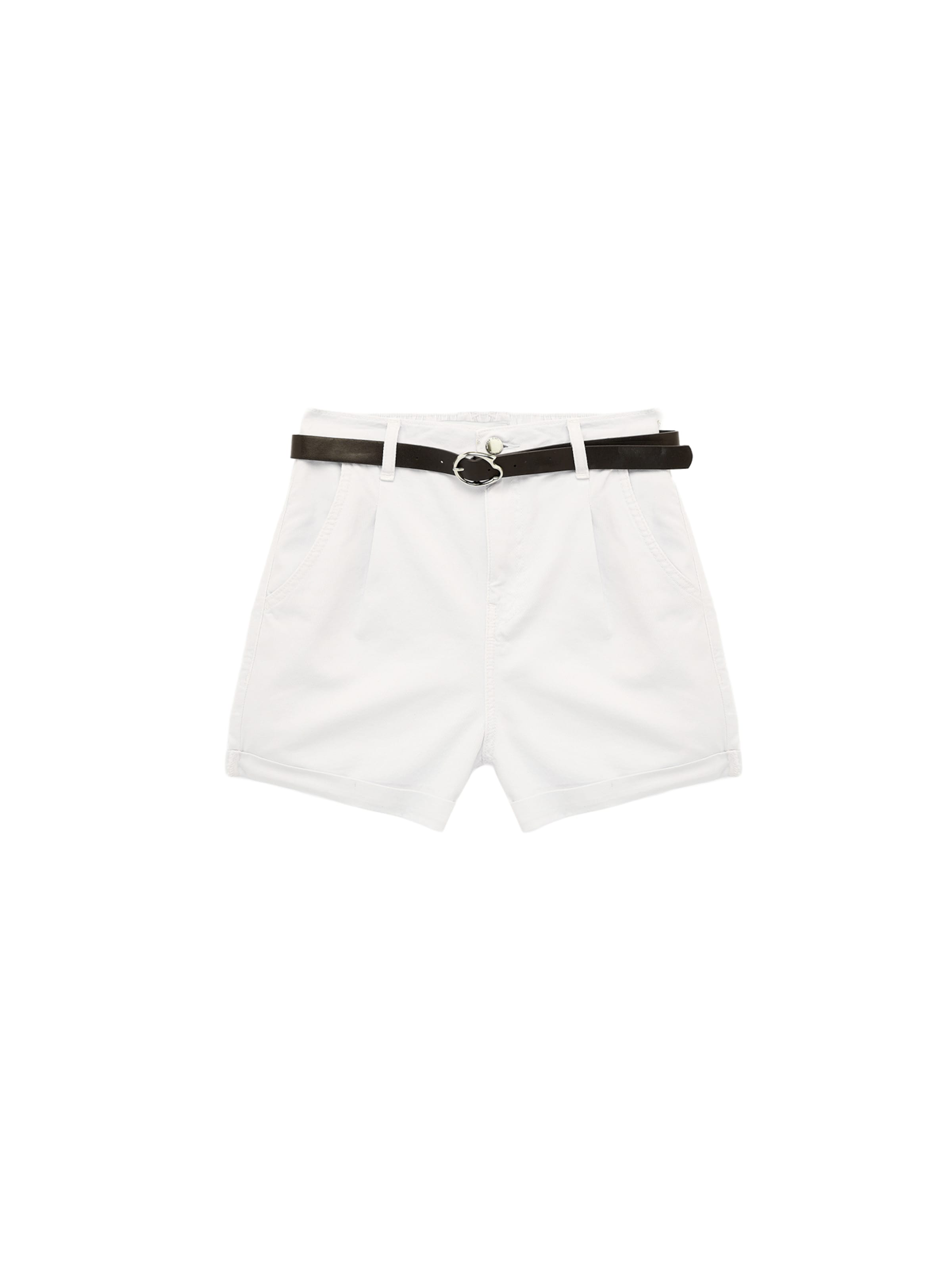 Koton Pleat-front trousers in 32/Regular in Black / White, Item view