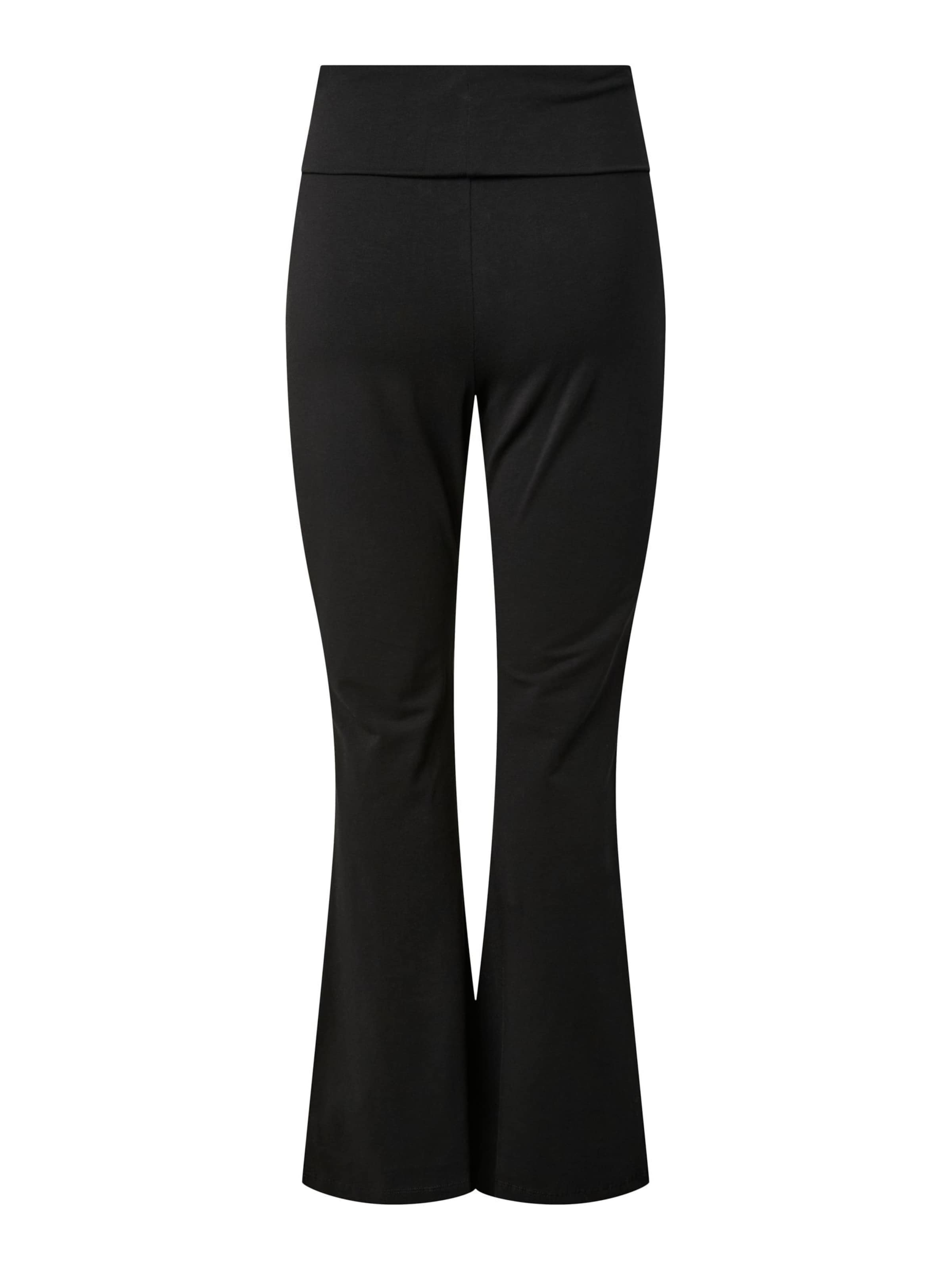 évasé Leggings 'PCGeorgina' PIECES en noir