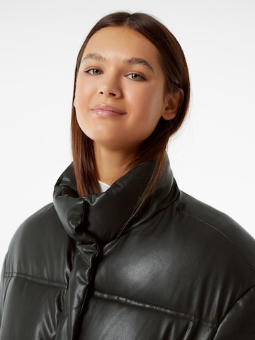 Bershka Winter Jacket in Black