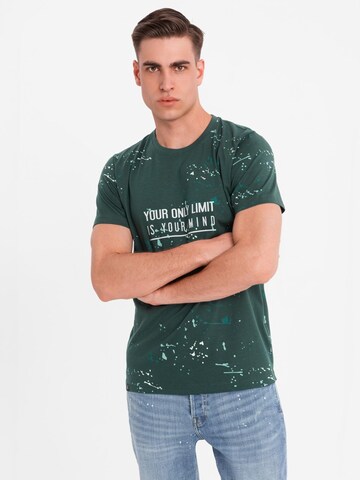 Ombre Shirt in Green