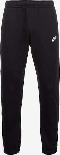 Nike Sportswear Hose 'Club Fleece' in schwarz / weiß, Produktansicht