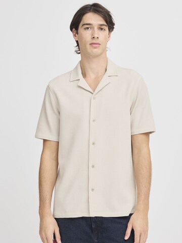 Casual Friday Comfort fit Overhemd ' CFARCHER knitted ' in Beige