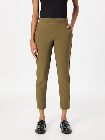 IMPERIAL Slim fit Pants in Green: front
