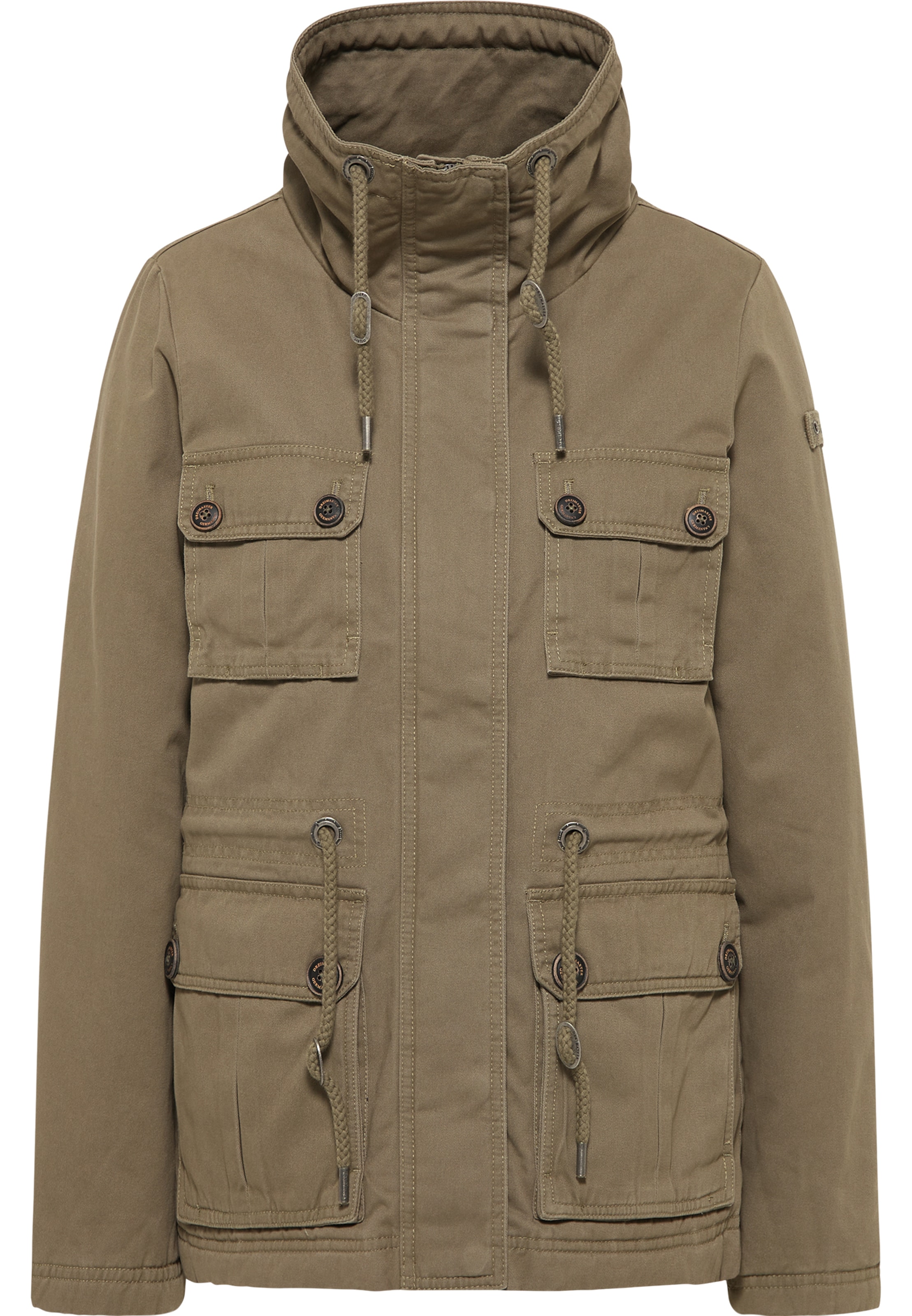 Veste d’hiver DreiMaster Vintage en vert : devant