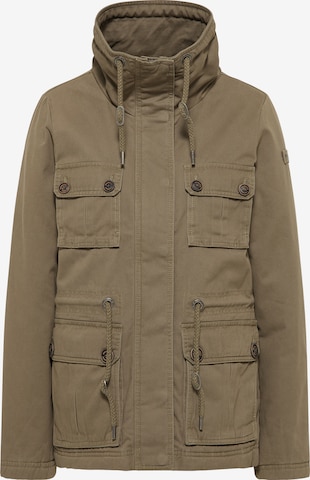 DreiMaster Vintage Winter Jacket in Green: front