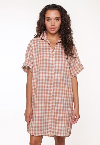 LingaDore Nightgown in Brown: front
