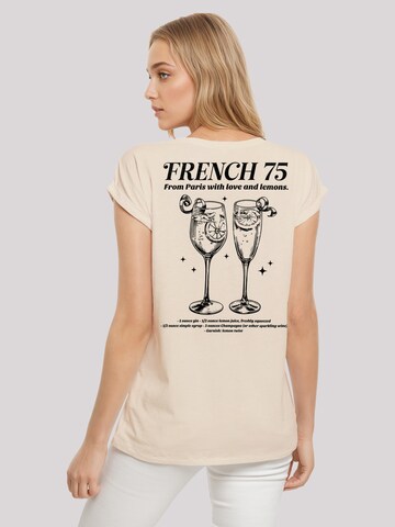 F4NT4STIC Shirt 'French 75 From Paris With Love' in Beige