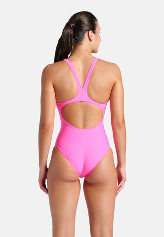 ARENA Bustier Strój kąpielowy 'DYNAMO' w kolorze różowy