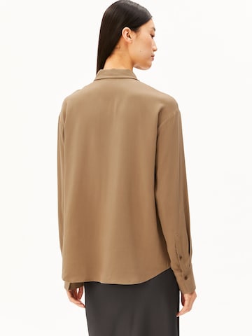 ARMEDANGELS Bluse 'LARISAANA' in Braun