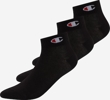 Champion Authentic Athletic Apparel Socks in Black: front