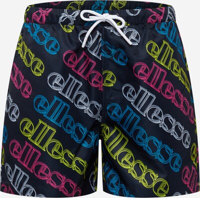 ELLESSE Board Shorts 'Sanio' in Navy / Yellow / Pink / White, Item view