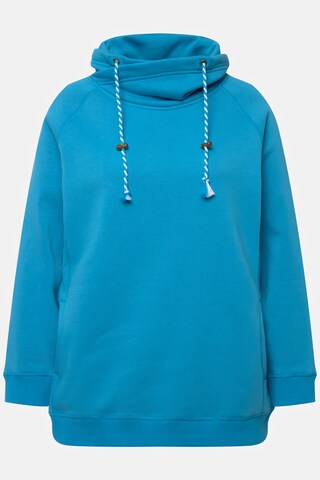 Ulla Popken Sweatshirt in Blue: front