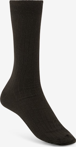 Chaussettes Boggi Milano en marron : devant