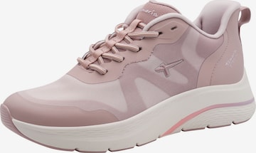 Baskets basses Tamaris en rose : devant