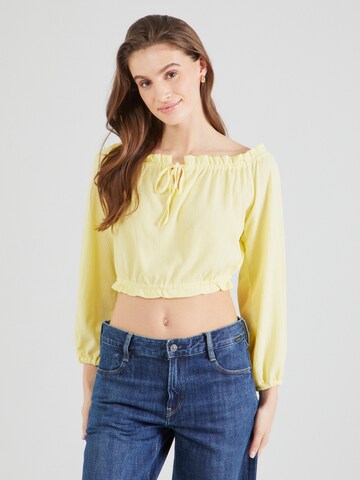 Camicia da donna 'JDYHANNA' di JDY in giallo: frontale
