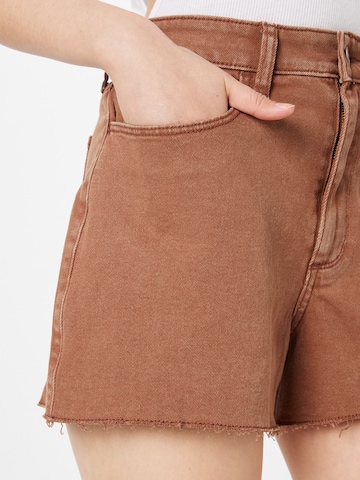 HOLLISTER Regular Trousers in Brown