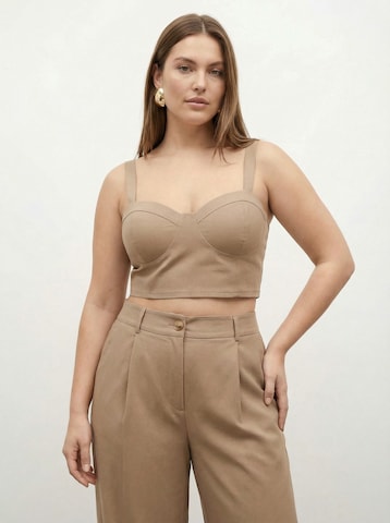 Haut 'Cleo' CITA MAASS en beige : devant