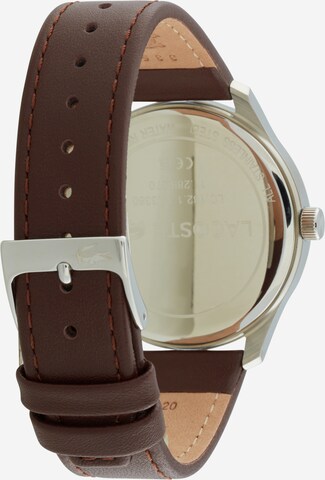 LACOSTE Analoog horloge 'LISBON' in Bruin