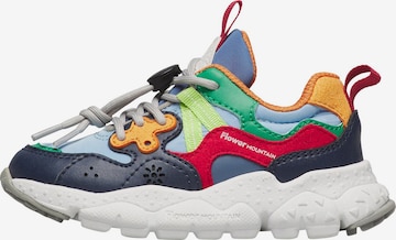 Baskets 'YAMANO 3 JUNIOR.' NATURINO en bleu : devant