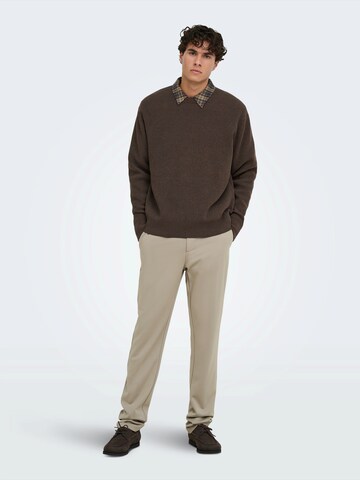 Pullover 'ONSRodger' di Only & Sons in marrone
