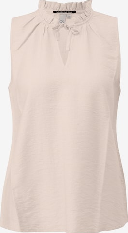 QS Bluse in Beige: Vorderseite