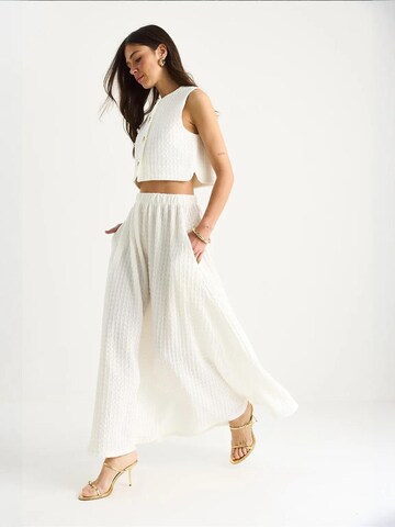 Bianco Lucci - Calças de fato em branco