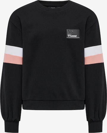 Hummel Sweatshirt in Zwart: voorkant