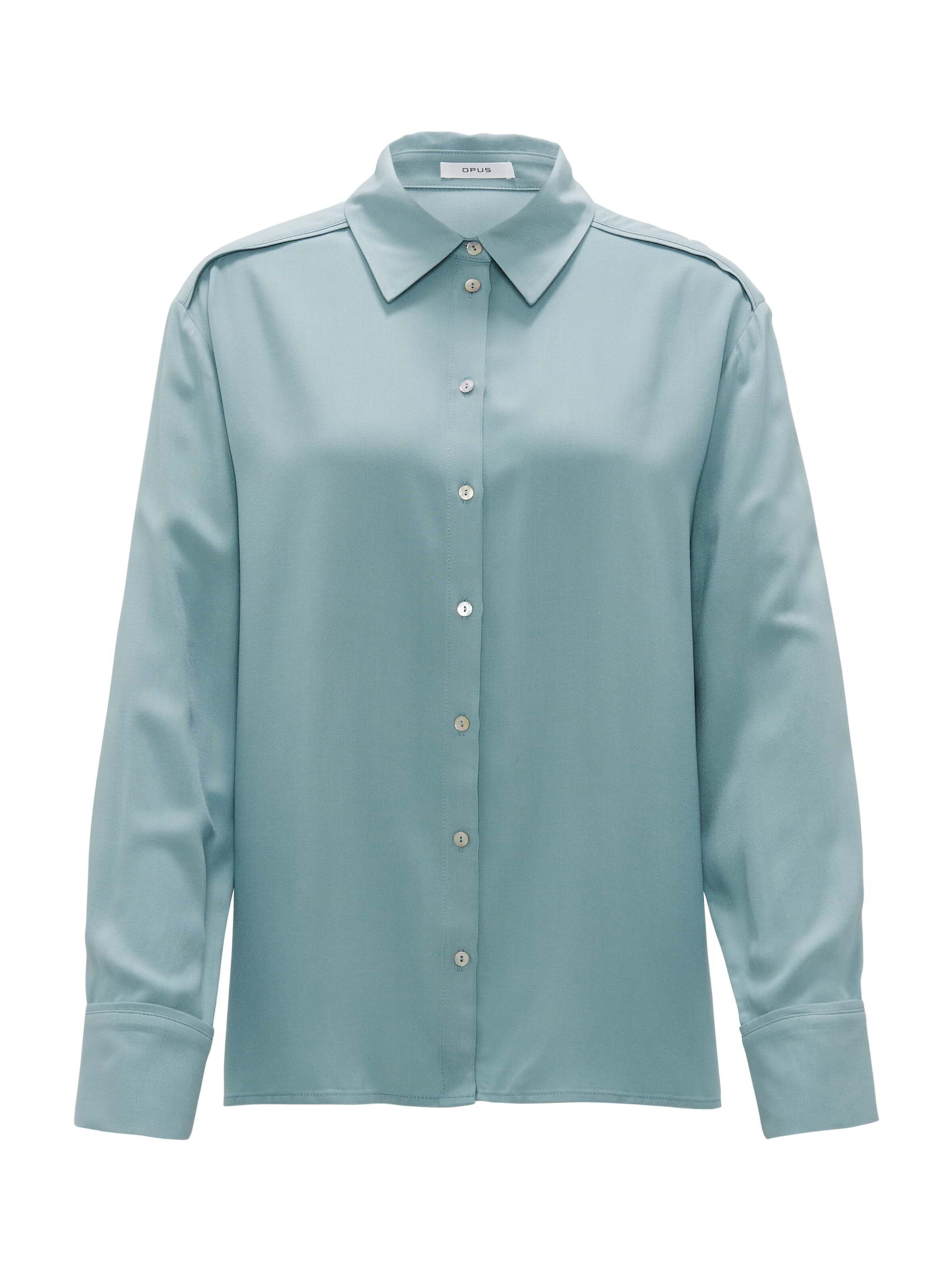 OPUS Bluse 'Fuhla' in Blau: Vorderseite